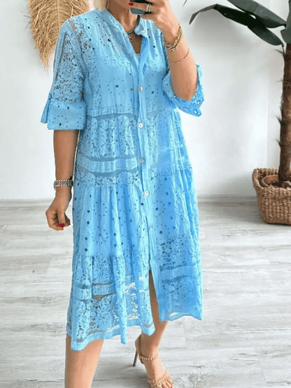 Cherylann™ | Floral Midi Dress