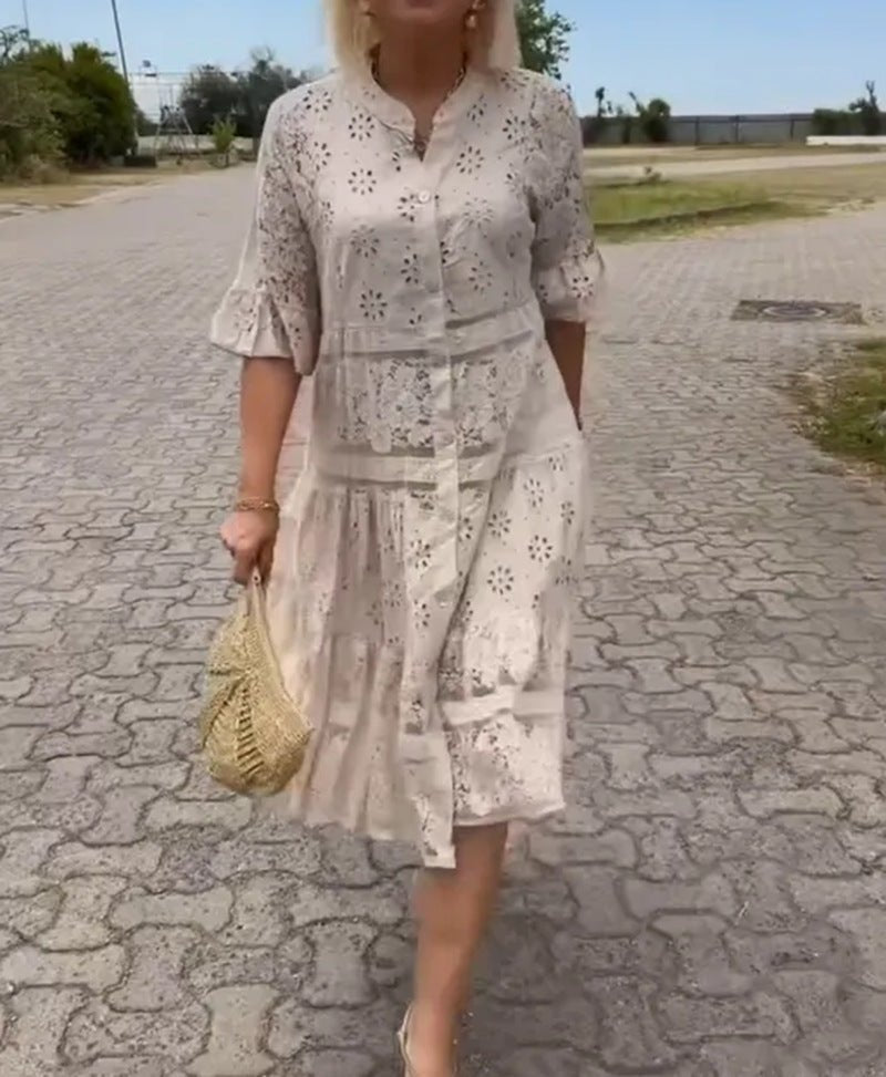 Cherylann™ | Floral Midi Dress