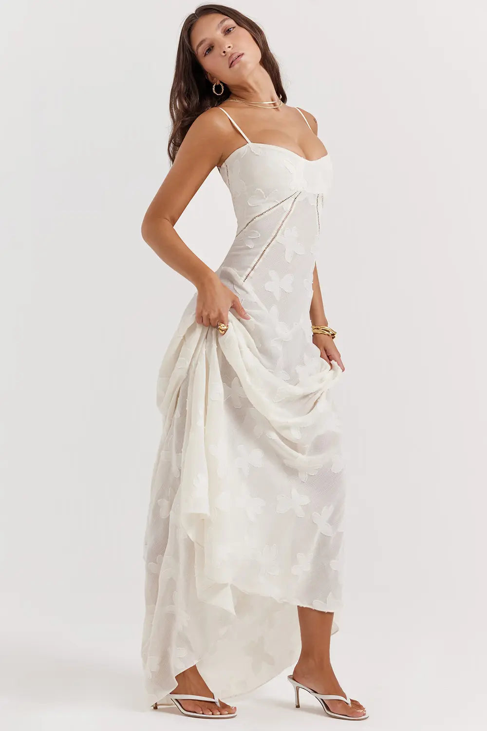 Women's Sleeveless Summer Dress Spaghetti Straps