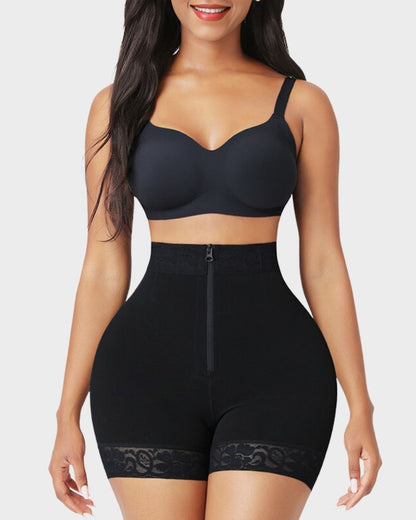 Women's Shapewear Shorts Tummy Control Black