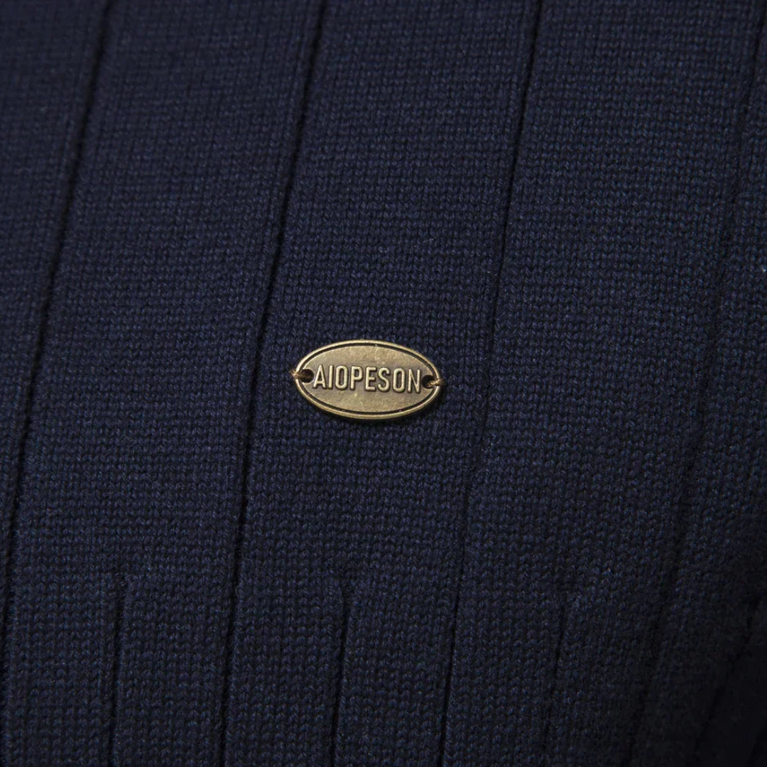 Image of Shane | Men's Quarter-Zip Ribbed Sweater