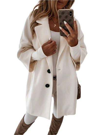 Women's Oversized Wool Coat - Vonnera