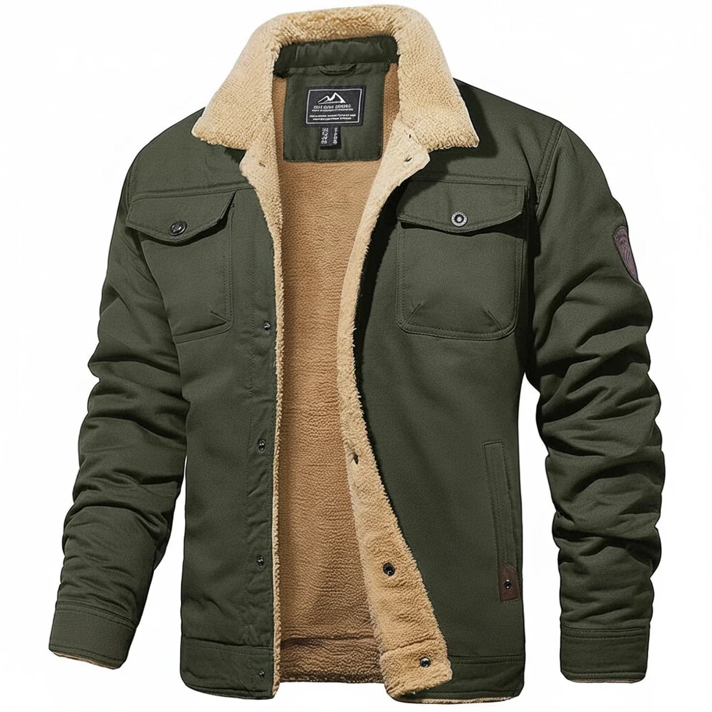 Men's Sherpa Lined Winter Jacket