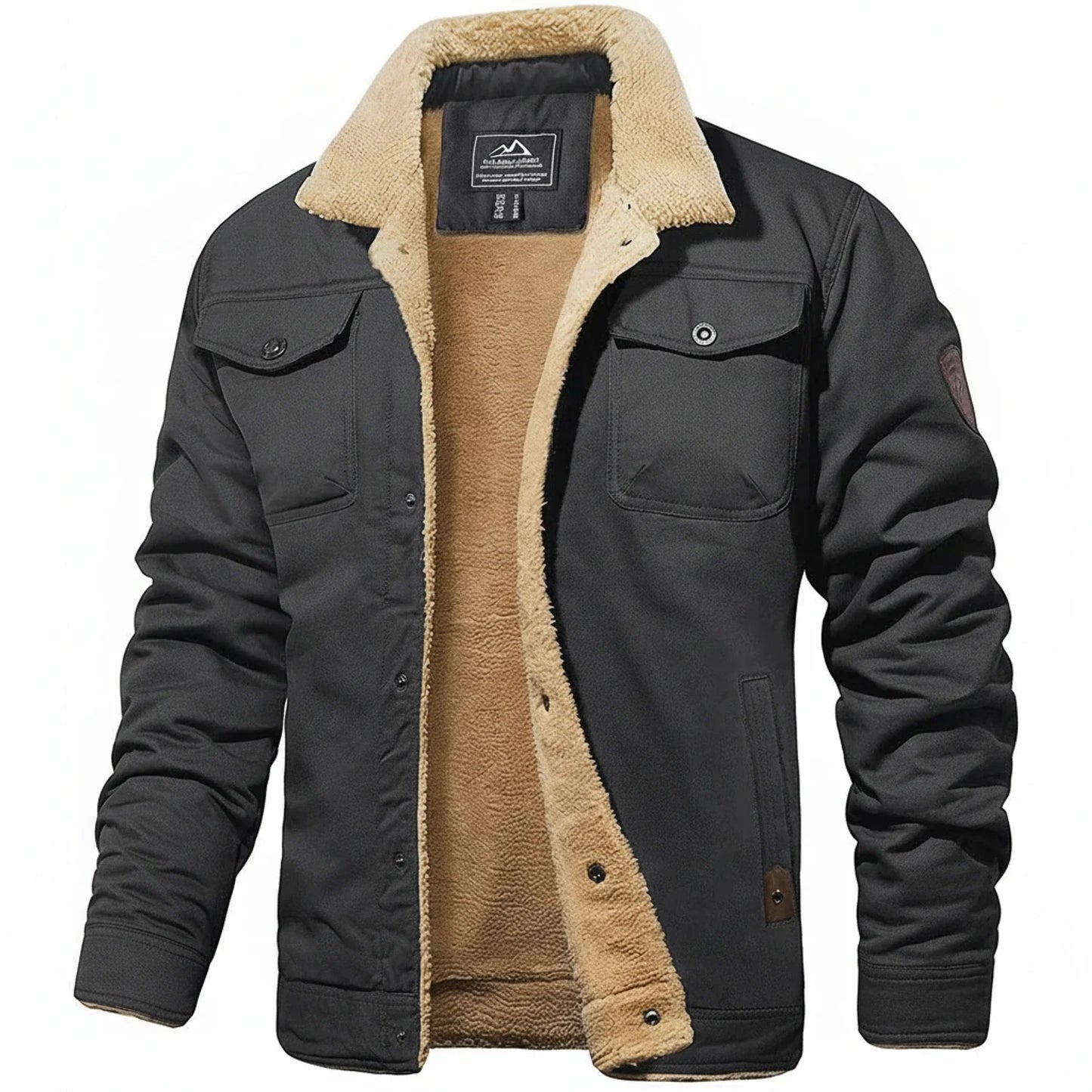 Men's Sherpa Lined Winter Jacket