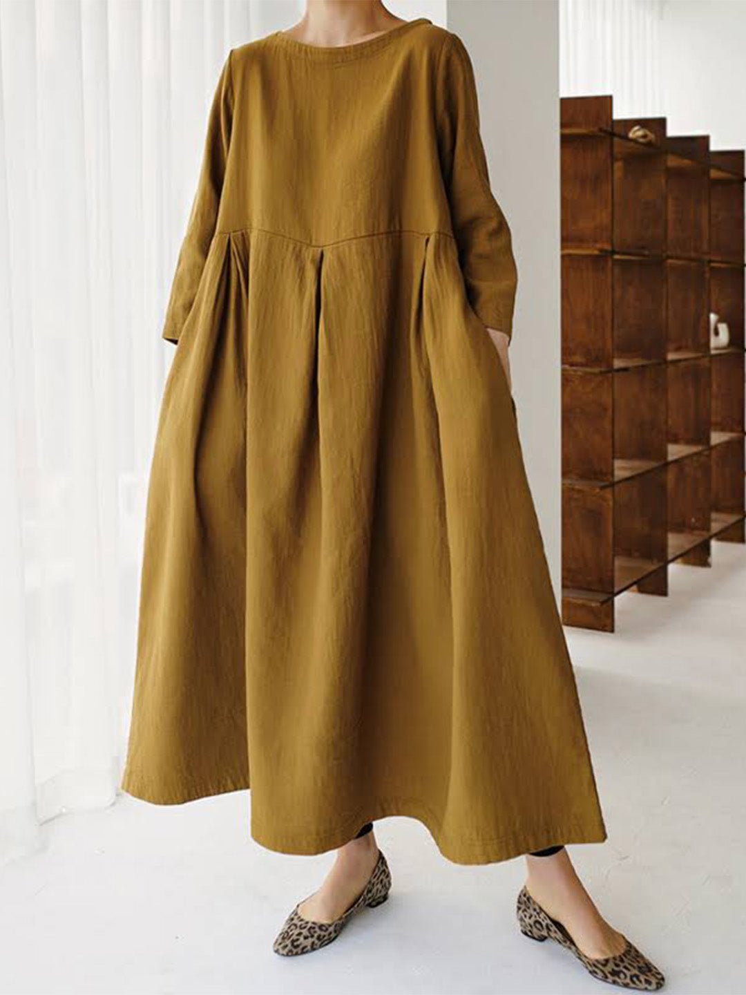 Image of Sienna | Women's Casual A-Line Maxi Dress