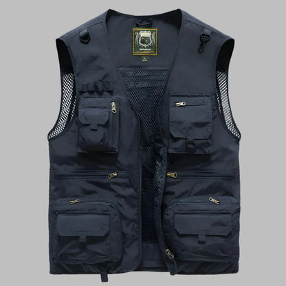 Men's Summer Vest Multi Pocket Cotton