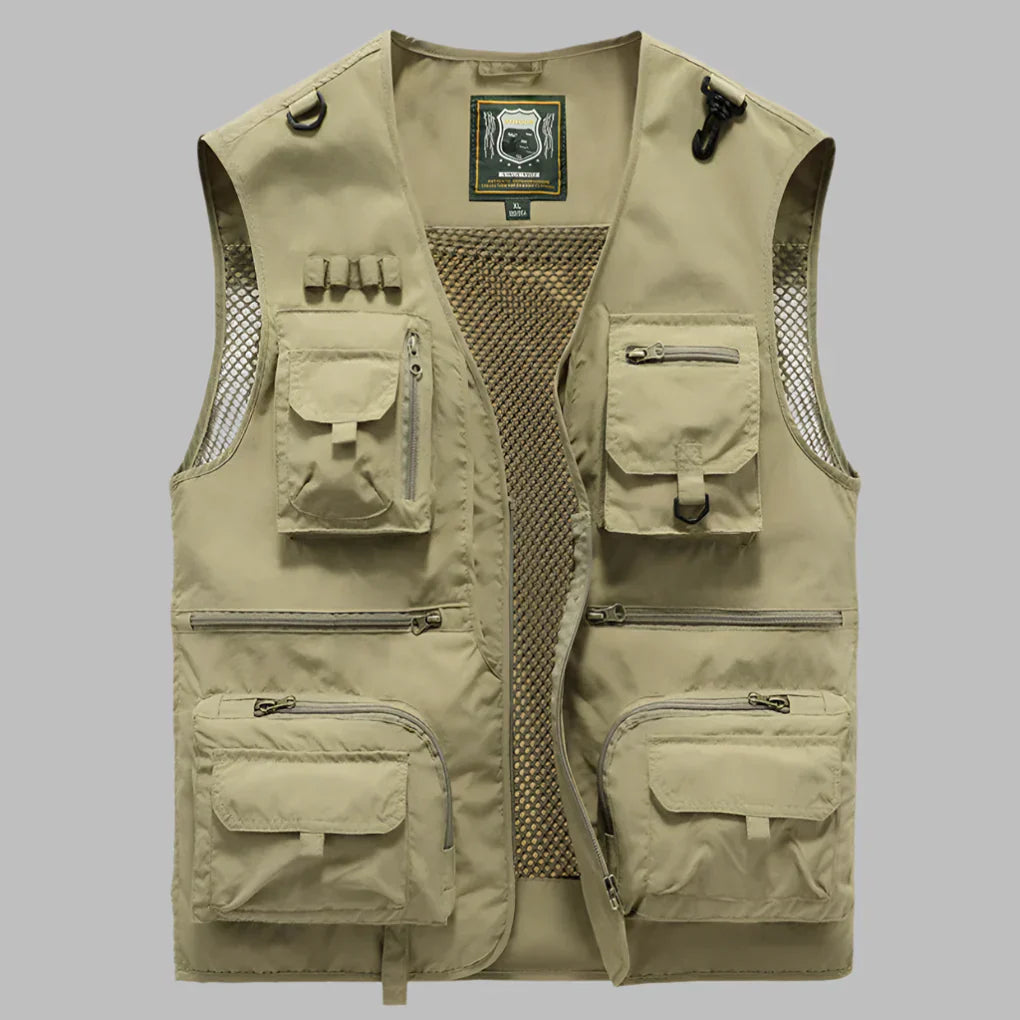Men's Summer Vest Multi Pocket Cotton