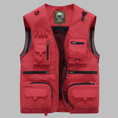 Men's Summer Vest Multi Pocket Cotton - Vonnera