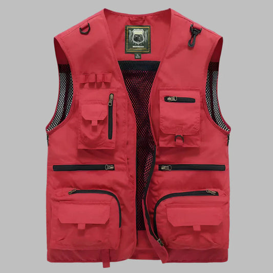 Men's Summer Vest Multi Pocket Cotton - Vonnera