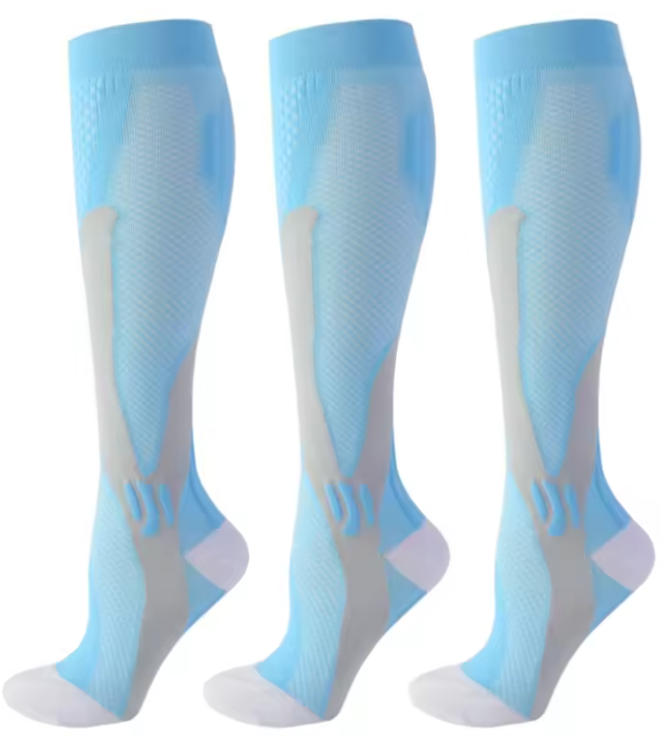 Knee High Compression Socks Support Varicose Veins