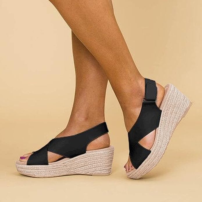 Image of Skye | Women's Crisscross Wedge Sandals