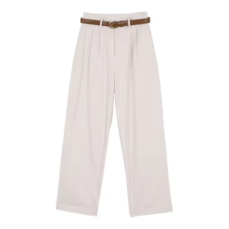 Women's High Waisted Pleated Dress Pants - Vonnera