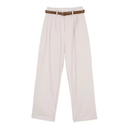 Women's High Waisted Pleated Dress Pants - Vonnera