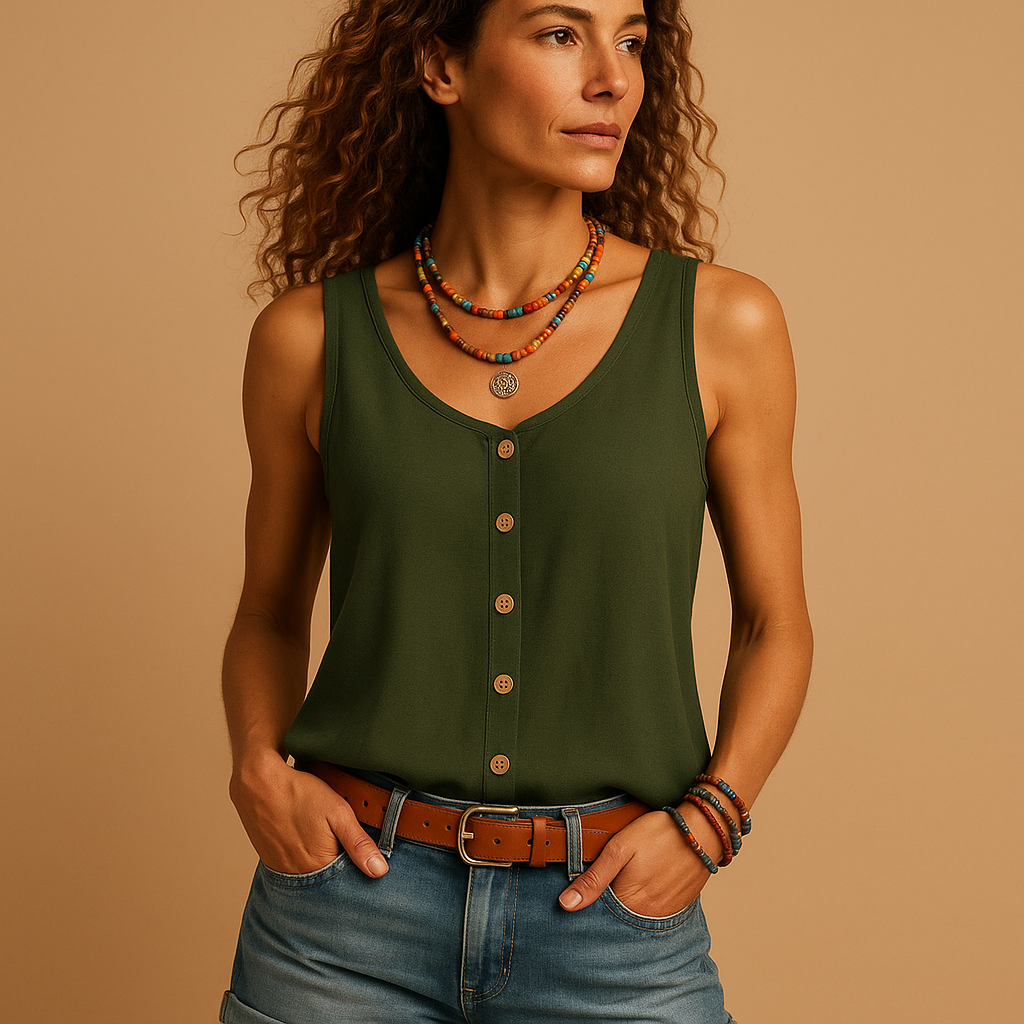 Women's V-Neck Sleeveless Summer - Vonnera