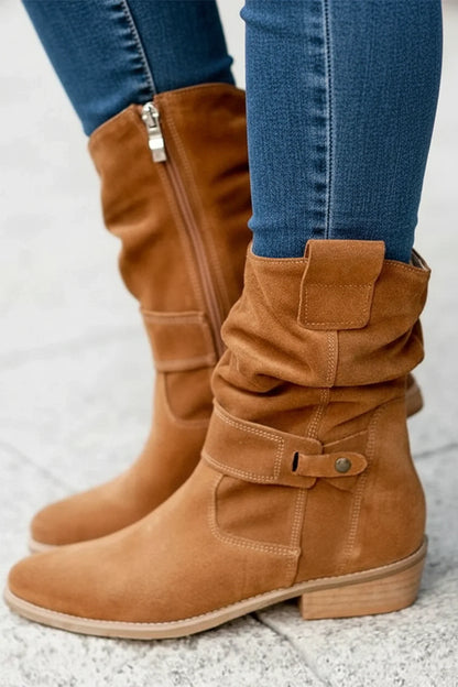 Women's Western Slouch Ankle Boots