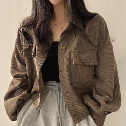 Women's Corduroy Jacket - Vonnera