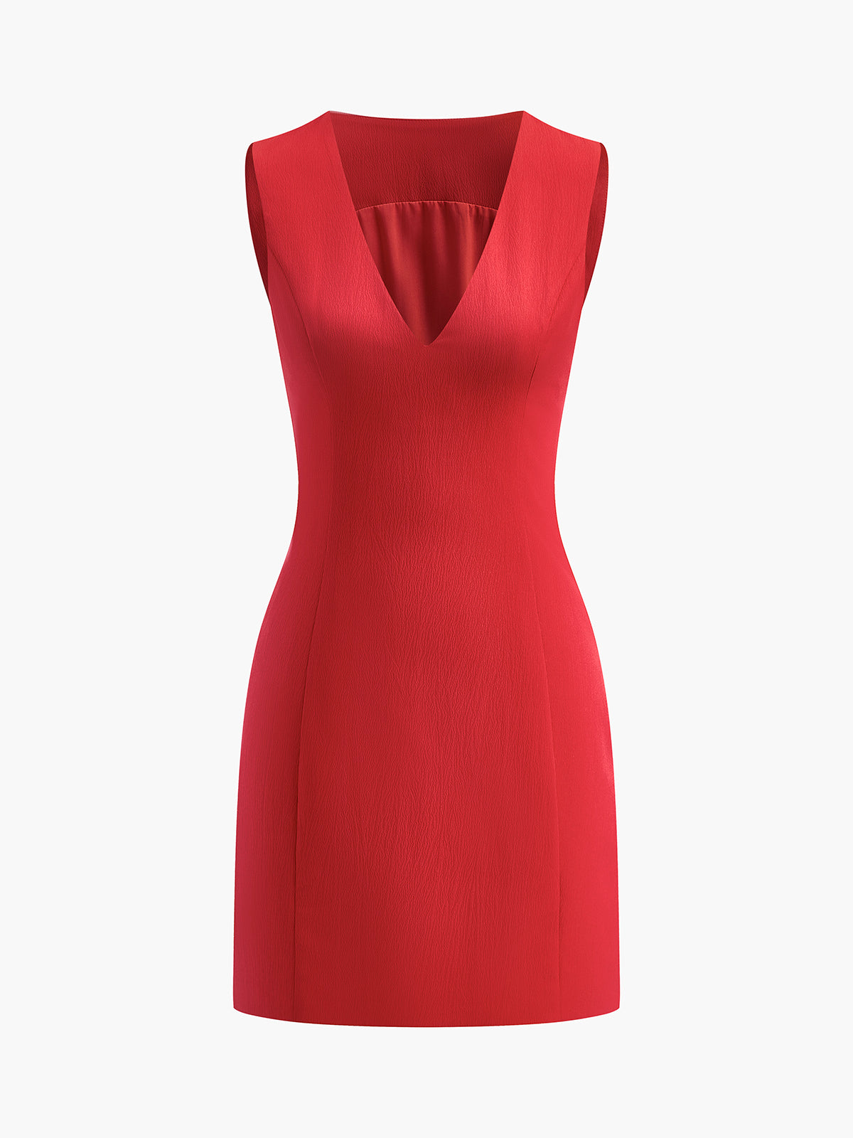 Women's Sleeveless V-Neck Mini Dress