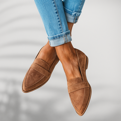 Image of Sofia | Women's Pointed Toe Slip-On Loafers