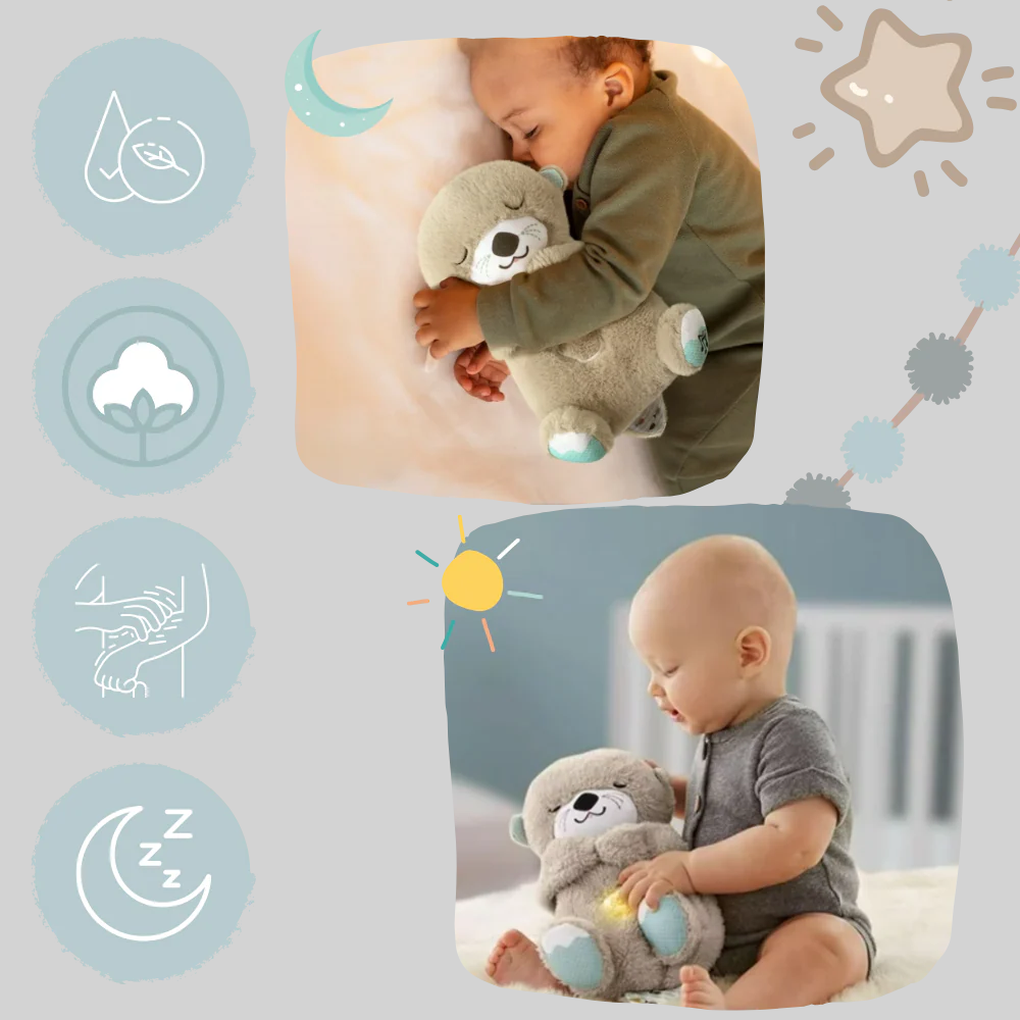 Soothing Plush Otter Calming Sleep Companion - Vonnera