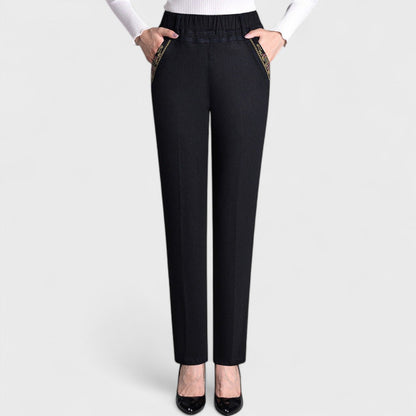 Women's Gathered Waist Jeans - Vonnera