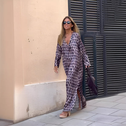 Eloise | Women's Tummy Control Boho Flowy Printed Dress Casual Summer