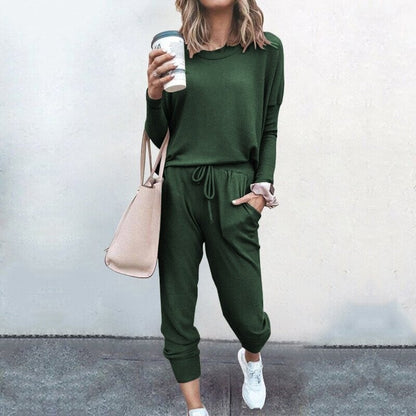 Women's Two Piece Set Straight Sleeves