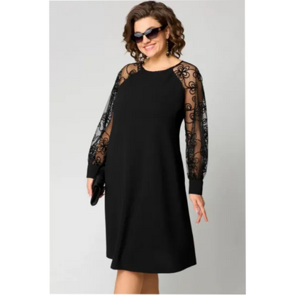 Women's Round Neck Midi Dress