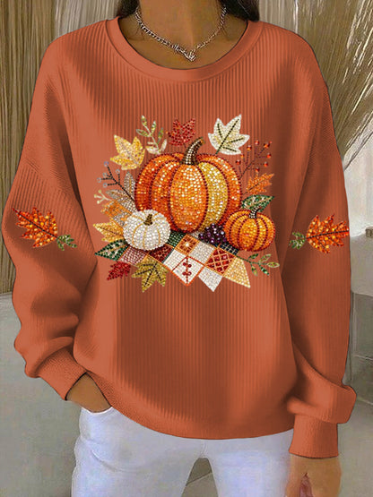 Women's Graphic Sweatshirt Printed Front Design - Vonnera