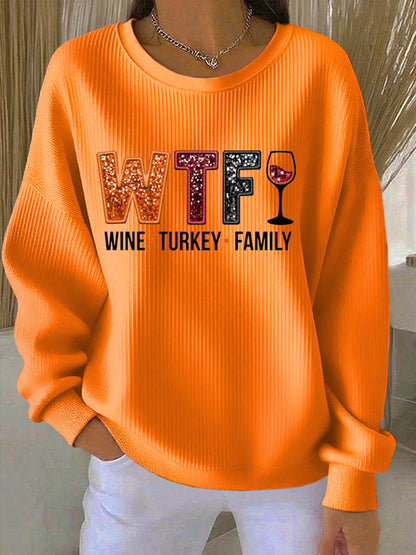 Women's Ribbed Sweatshirt - Vonnera