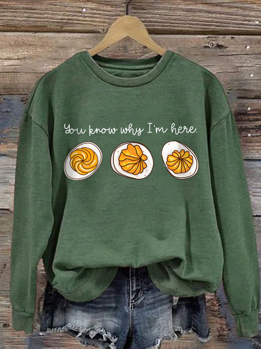 Women's Graphic Crew Neck Sweatshirt