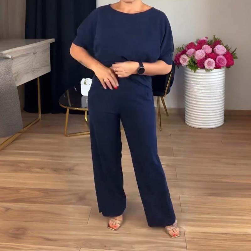 Women's Longline Cardigan Set Wide Leg Trousers