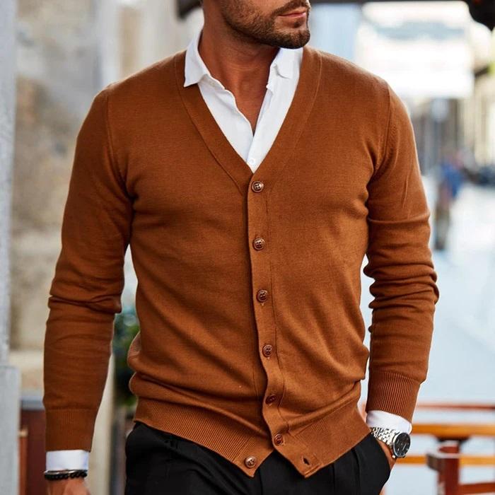 Men's Casual Cardigan Vest Comfortable