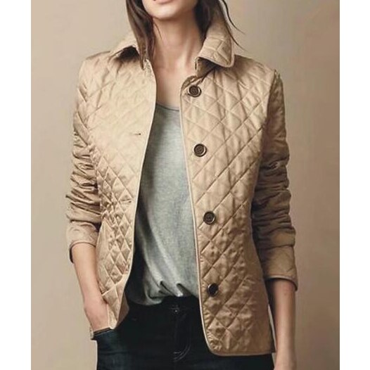 Stella Women's Quilted Button Down Jacket - Vonnera