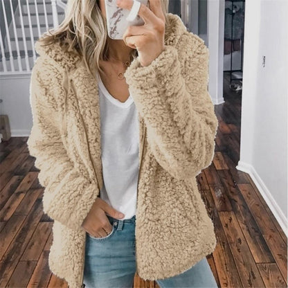 Women's Hooded Zip Up Casual Jacket - Vonnera