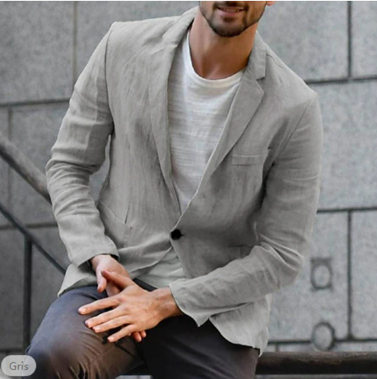 Men's Single-Breasted Blazer Casual - Vonnera
