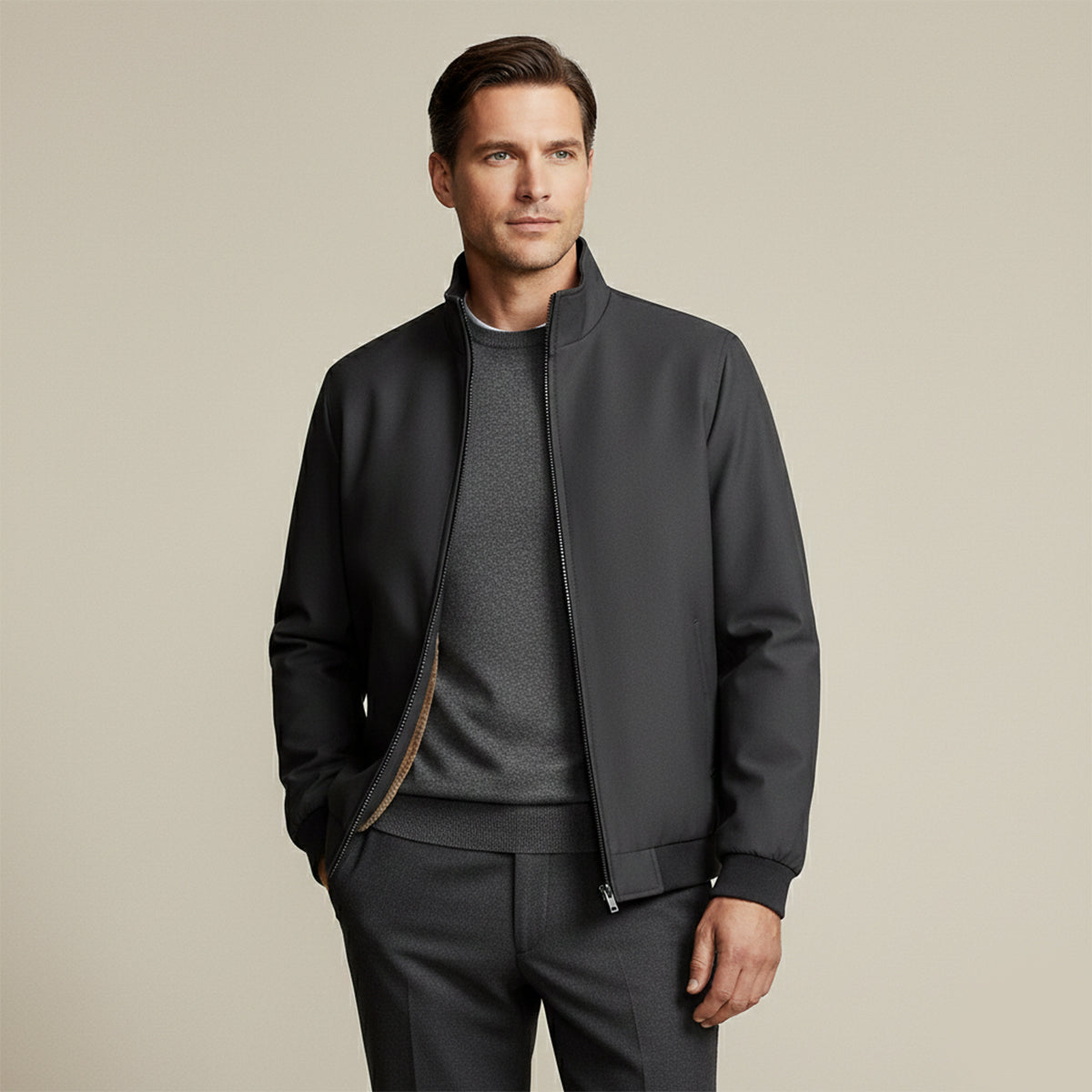 Men's Warm Fleece Lined Jacket