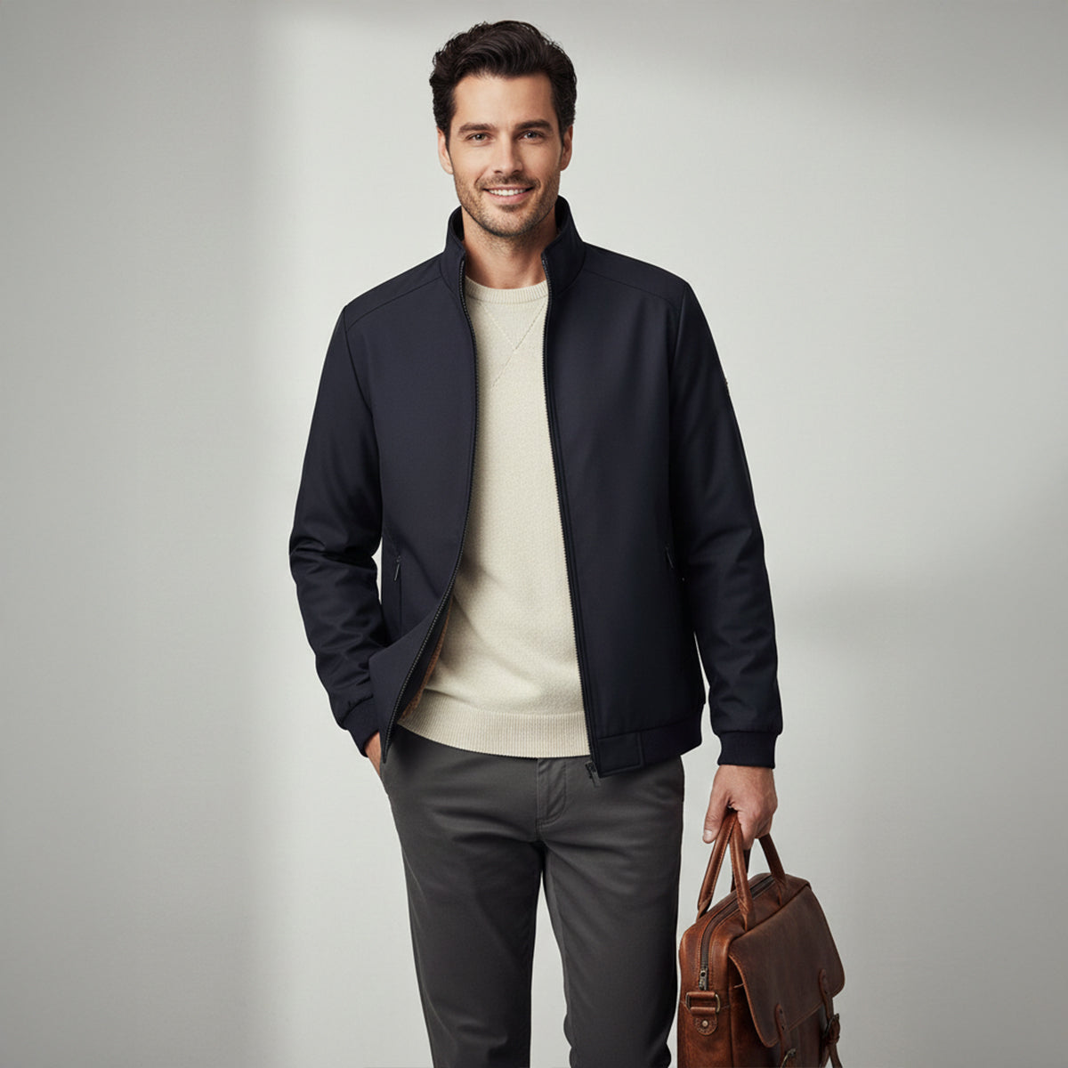 Men's Warm Fleece Lined Jacket