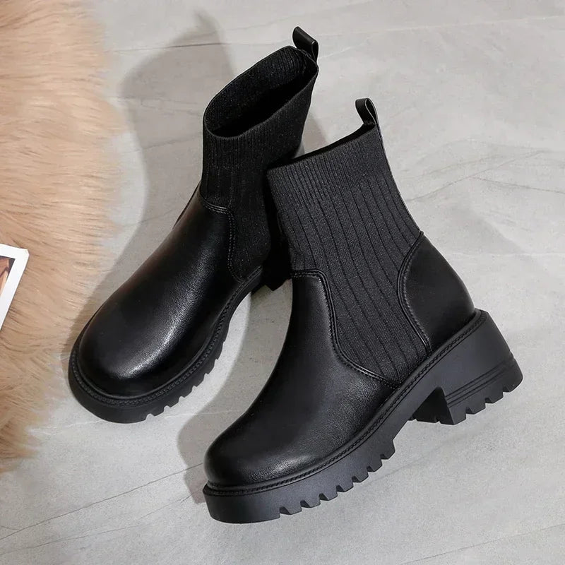 Image of Summer | Women's Platform Lug Sole Ankle Boots