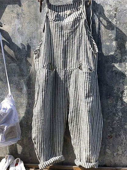 Women's Relaxed Fit Overalls - Vonnera