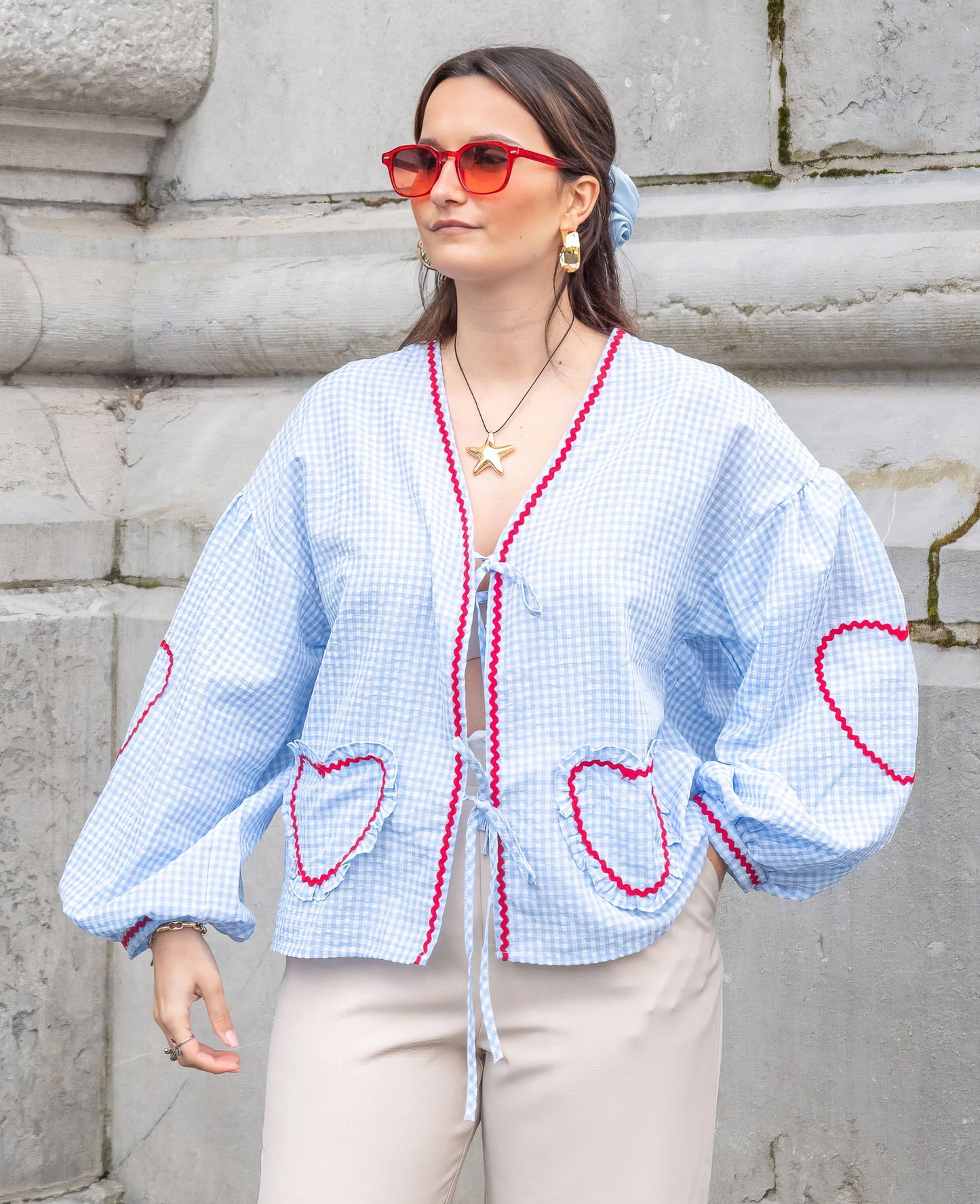 Image of Susan | Women's Tie-Front Blouse