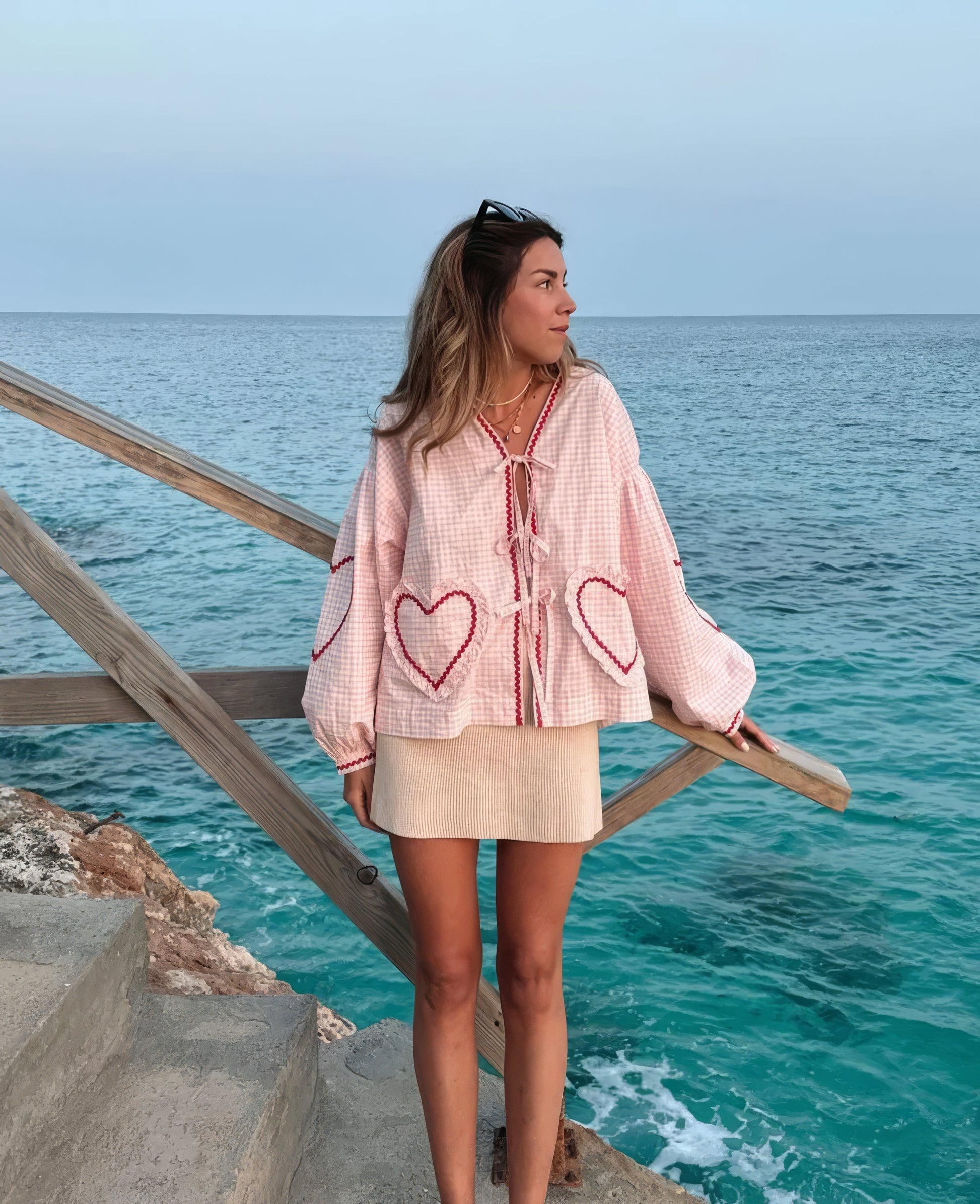 Image of Susan | Women's Tie-Front Blouse