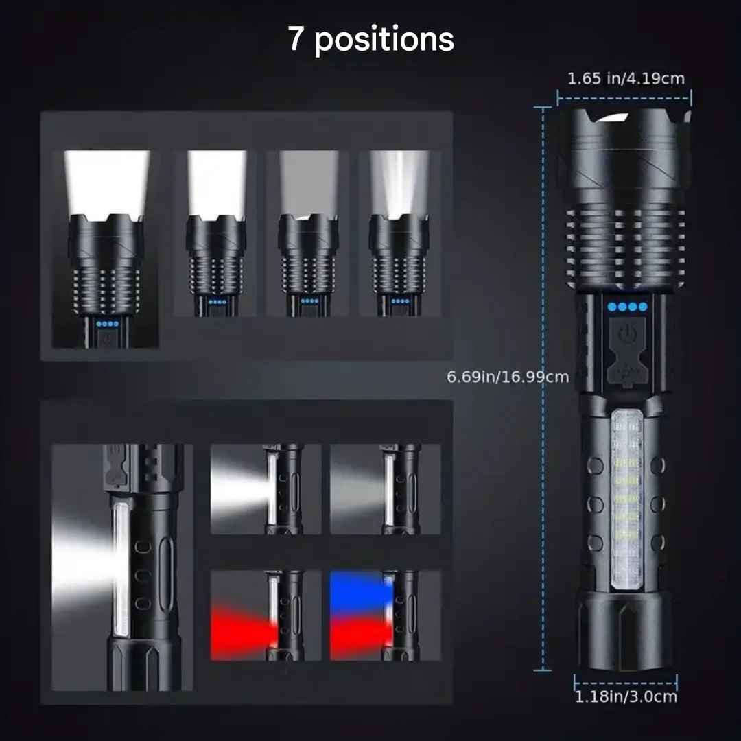 Tactical Military Flashlight 5000 Lumen