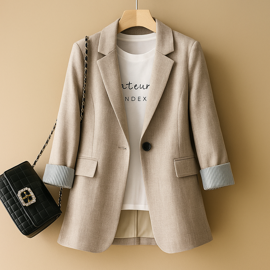 Women's Tailored Casual Blazer Hazel - Vonnera