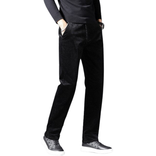 Men's Corduroy Straight Leg Pants - VibreMode