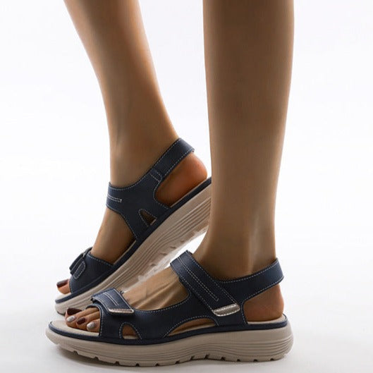 Image of Tessa | Women's Platform Adjustable Sandals