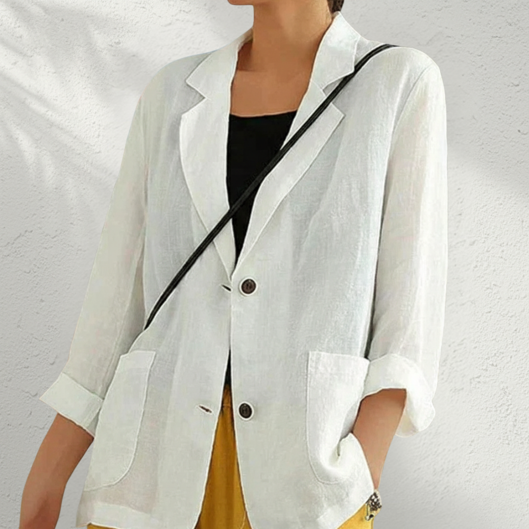 Women's Blazer Style Blouse - Vonnera