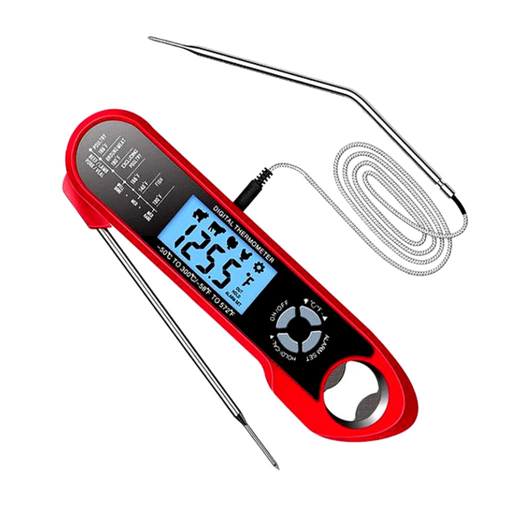 Instant Read Digital Kitchen Thermometer With Alert - Vonnera