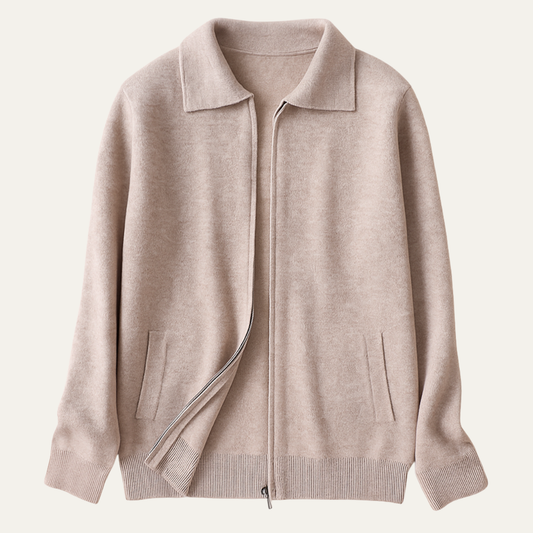 Men's Wool Cardigan Sweater Soft Knit - Vonnera