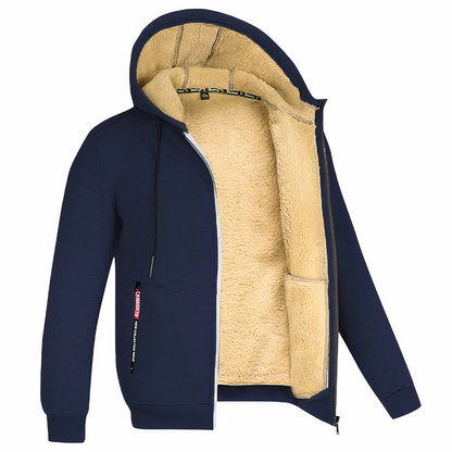 Image of Tony | Men's Hooded Zip-Up Jacket