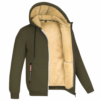 Image of Tony | Men's Hooded Zip-Up Jacket